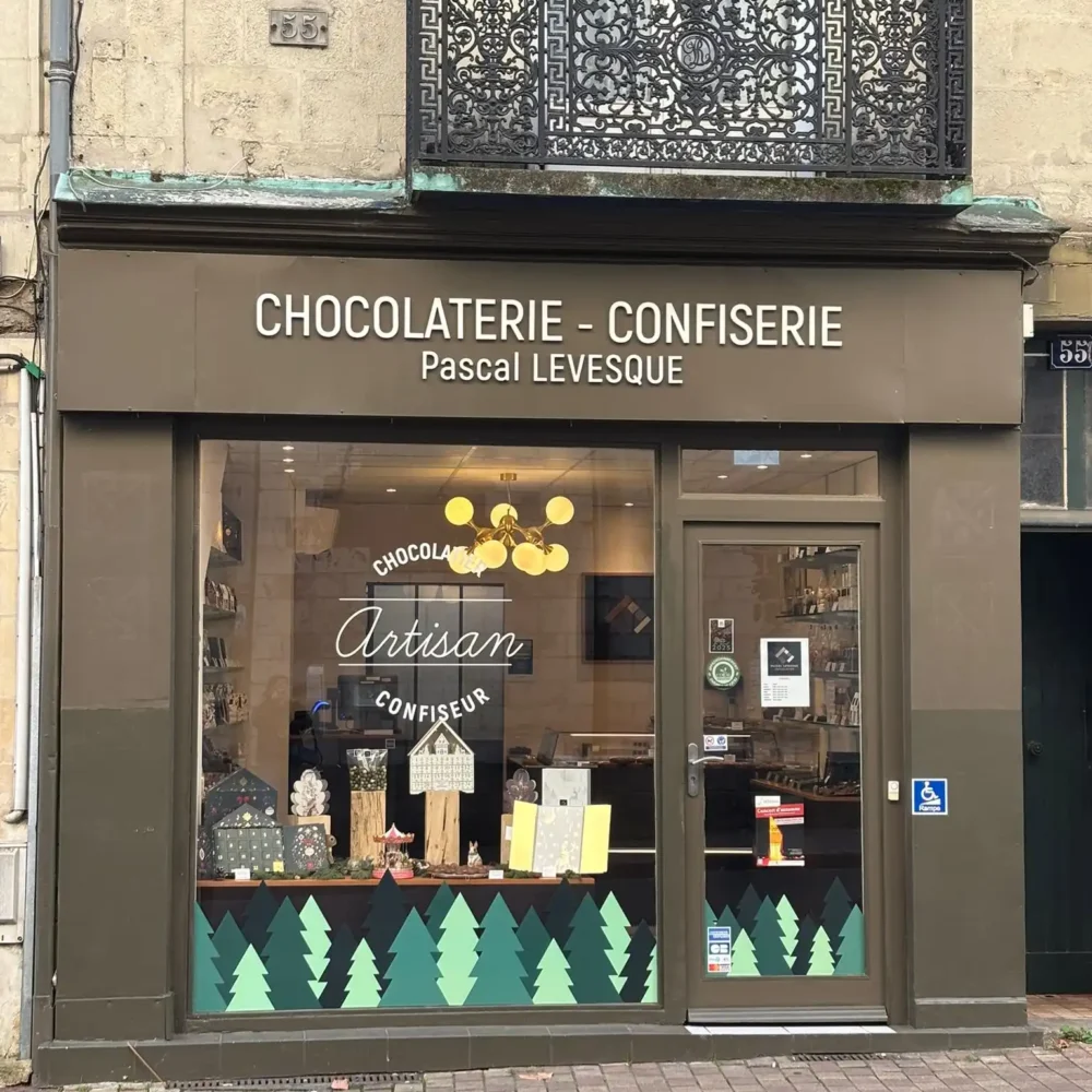 Façade de la chocolaterie Pascal Levesque à Angers