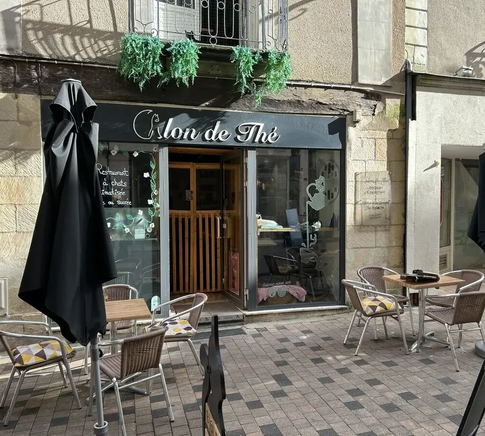 Façade bar Chalon de Thé à Angers