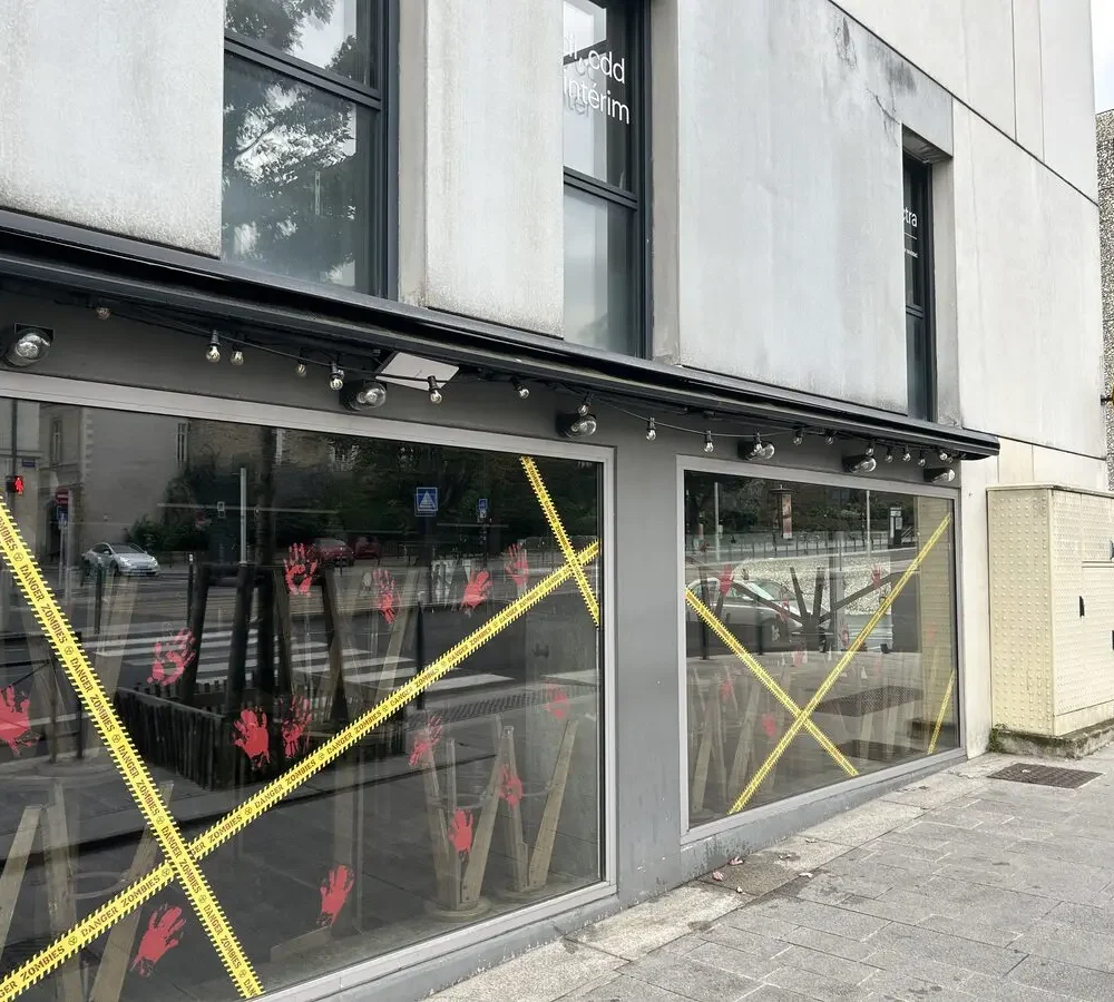 Façade du bar Les Berthom à Angers