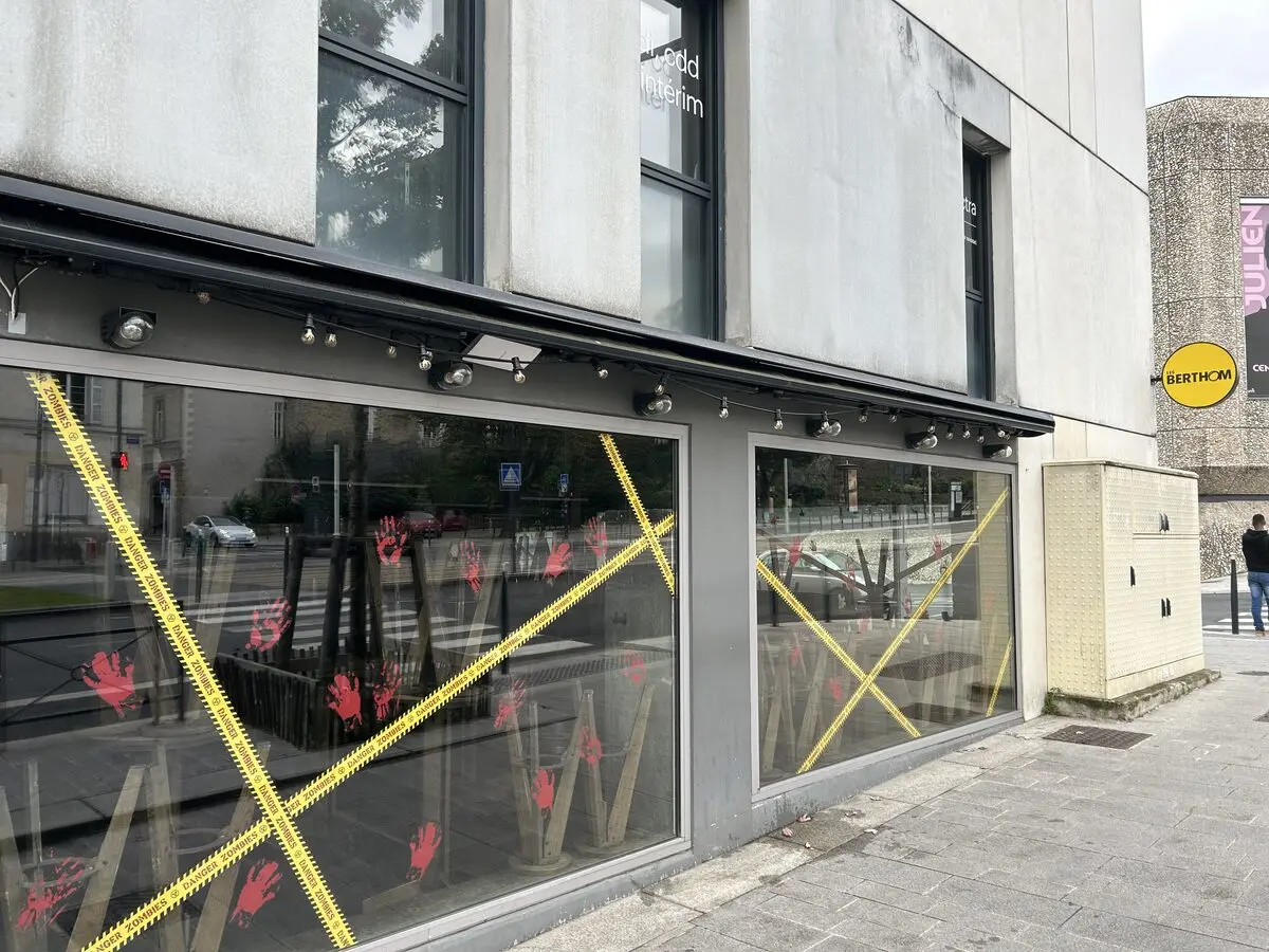 Façade du bar Les Berthom à Angers