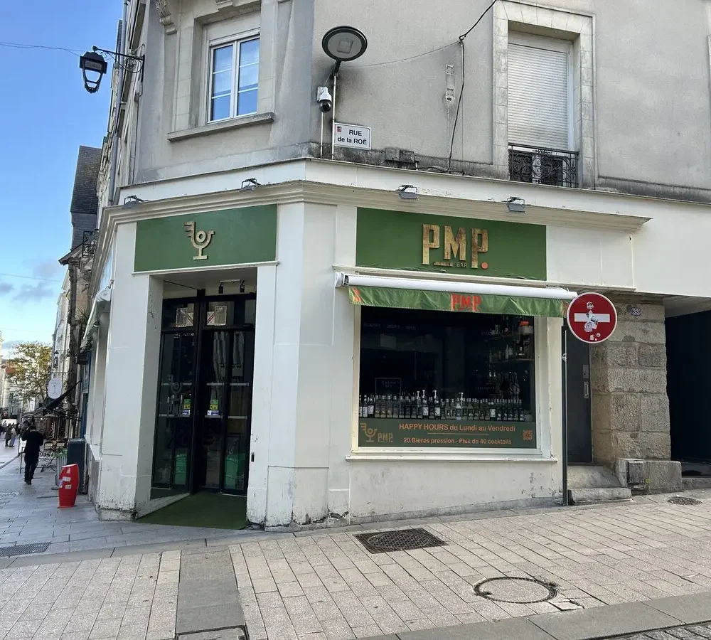 Façade bar pmp bar angers