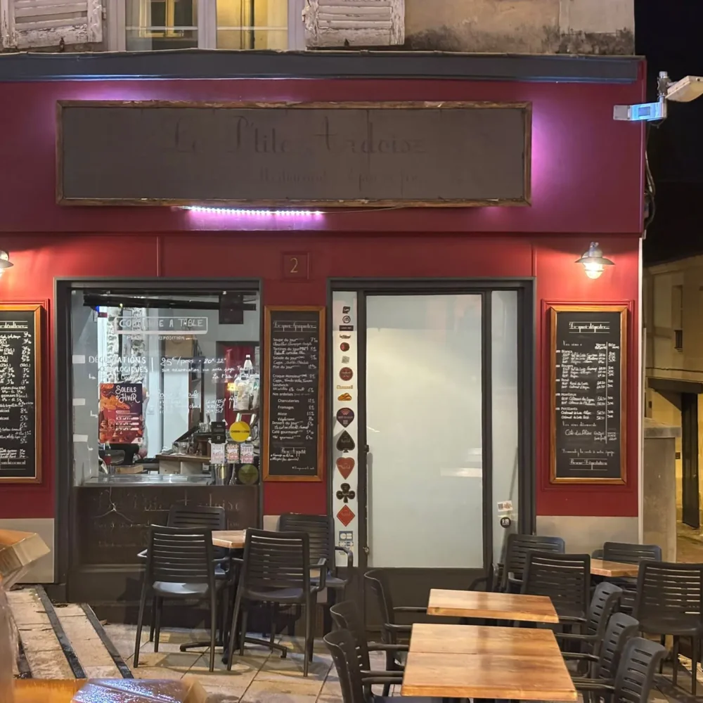 Bar restaurant la P'tite Ardoise à Angers