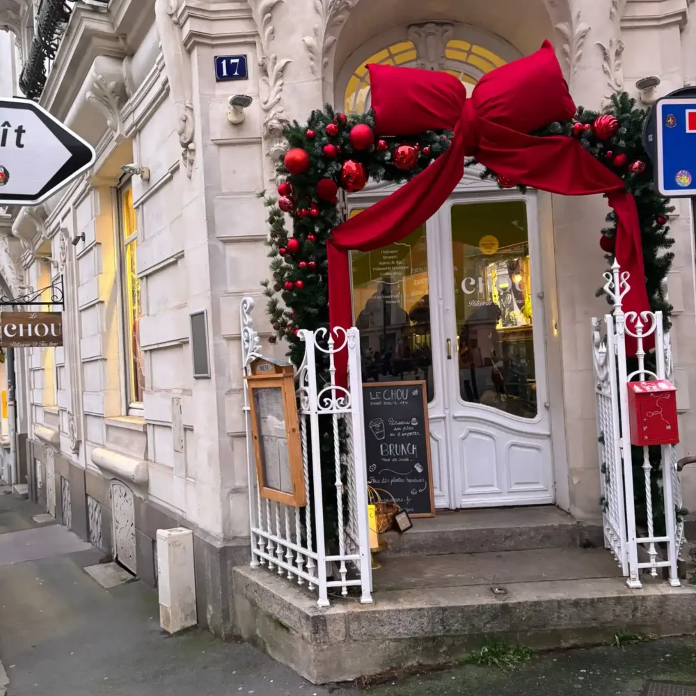 Façade salon de thé le Chou