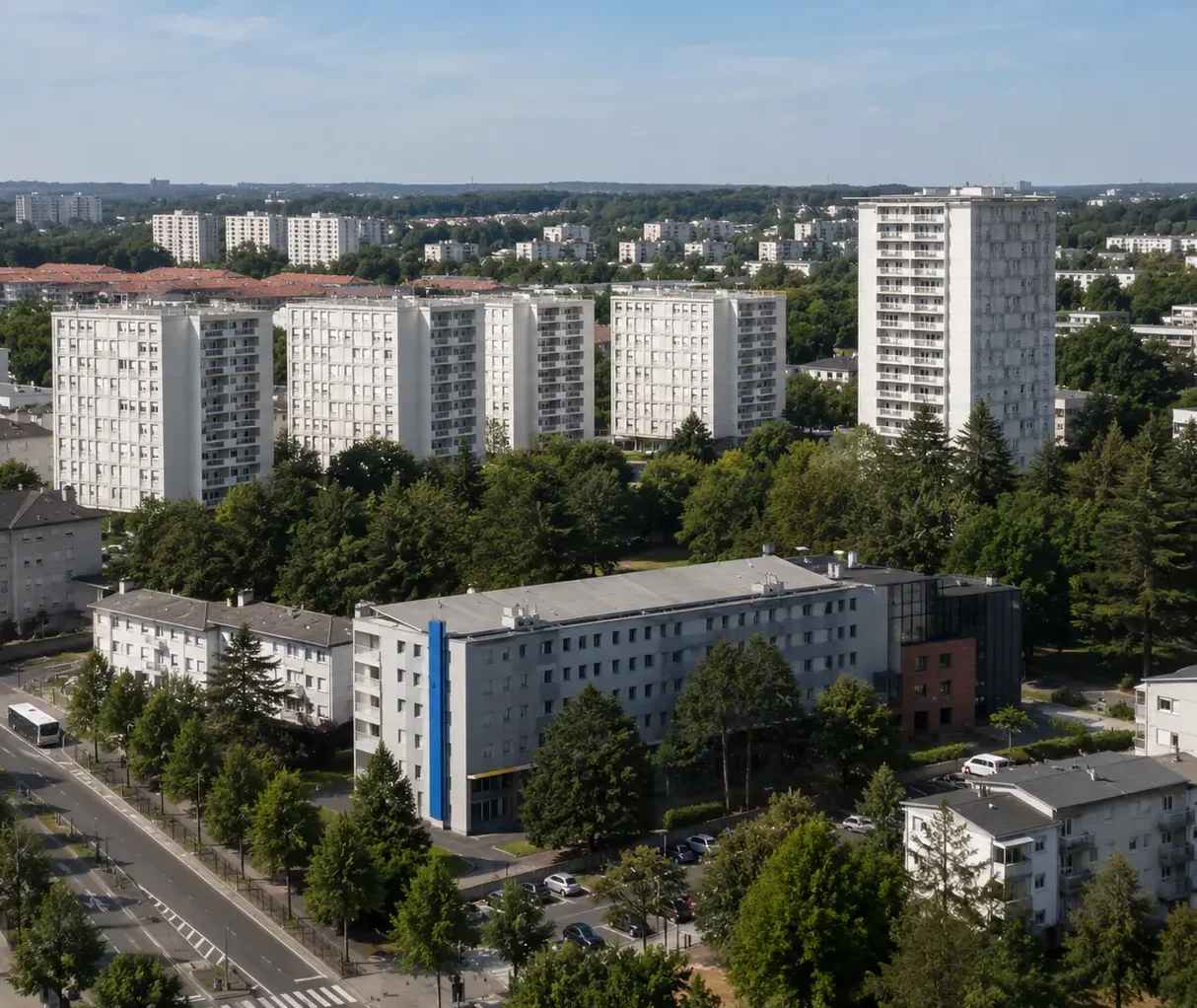 Quartier Belle Beille à Angers