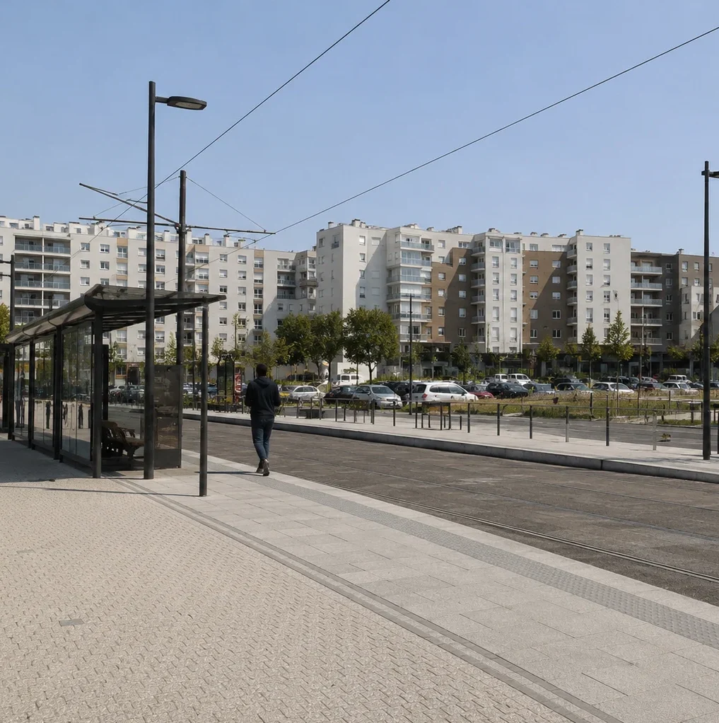 Quartier la Roseraie à Angers