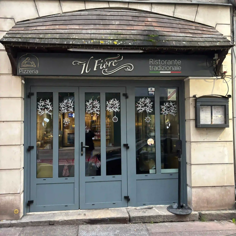 façade de la pizzeria il fiore angers