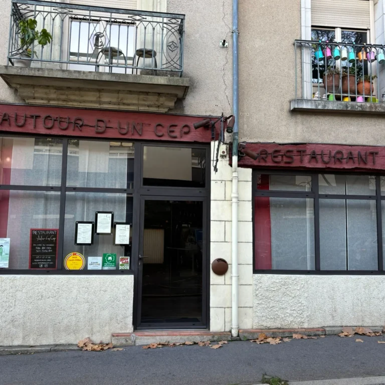 Façade du restaurant Autour d'un Cep à Angers