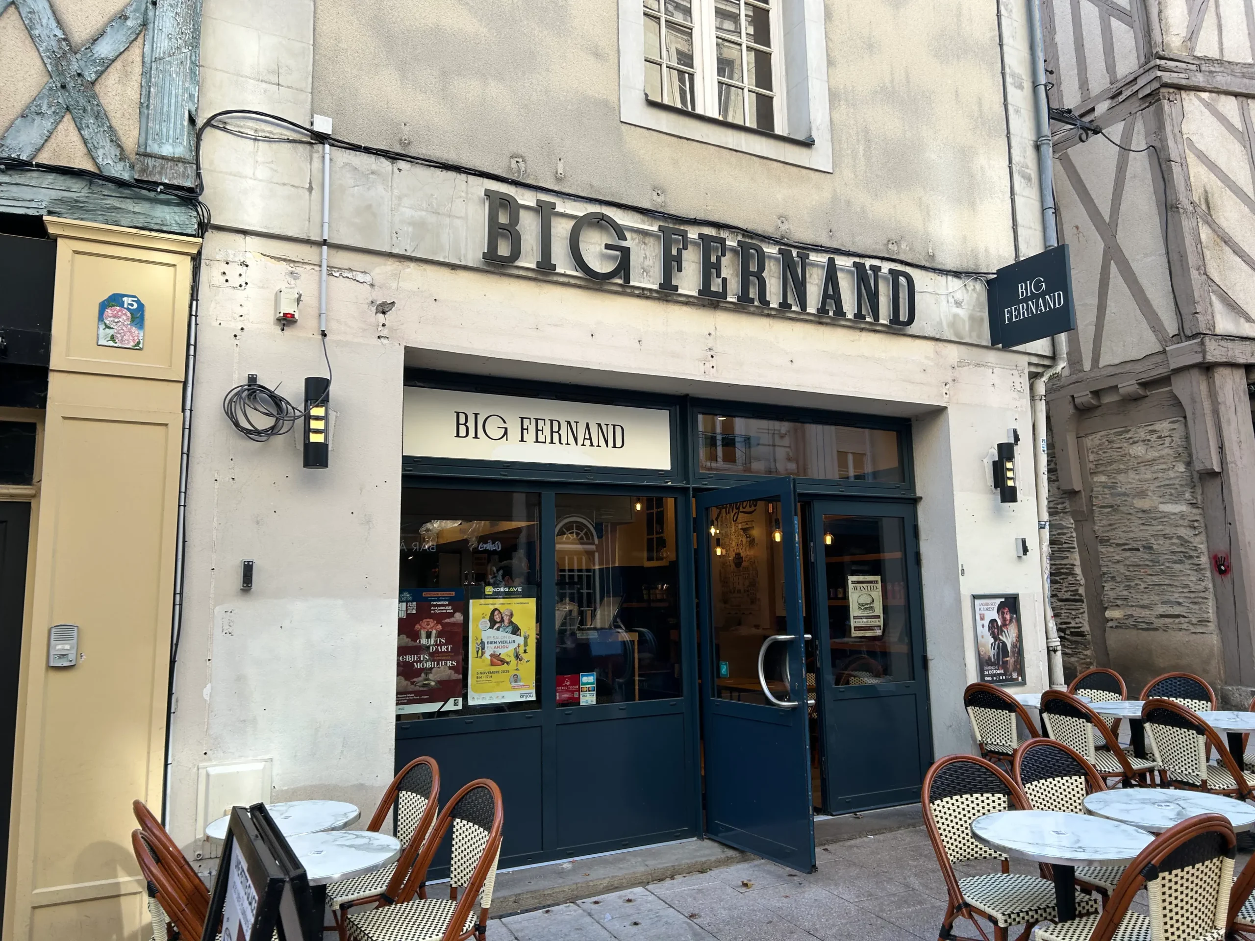Restaurant Big Fernand à Angers