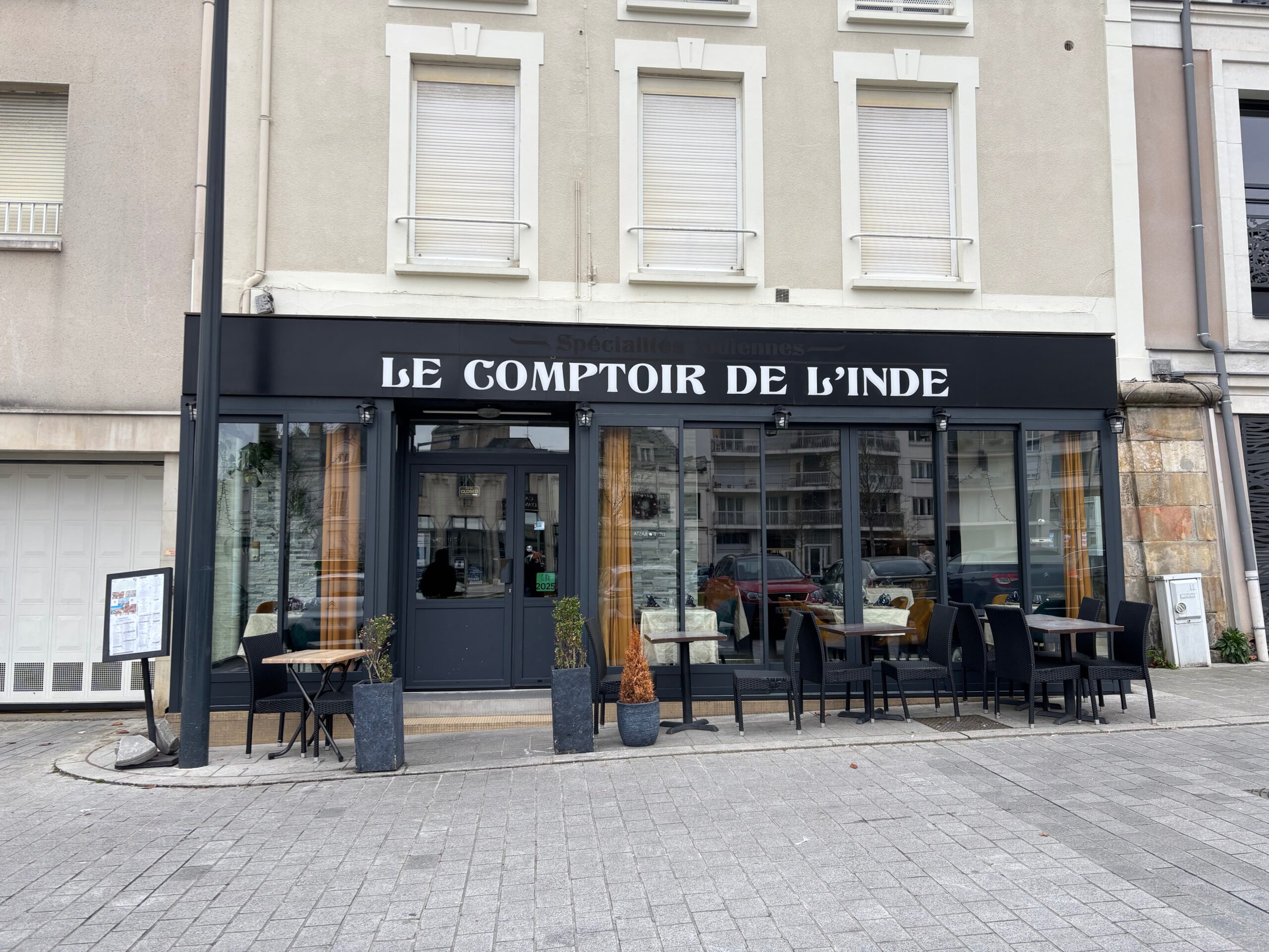 Restaurant Le Comptoir de L'Inde à Angers