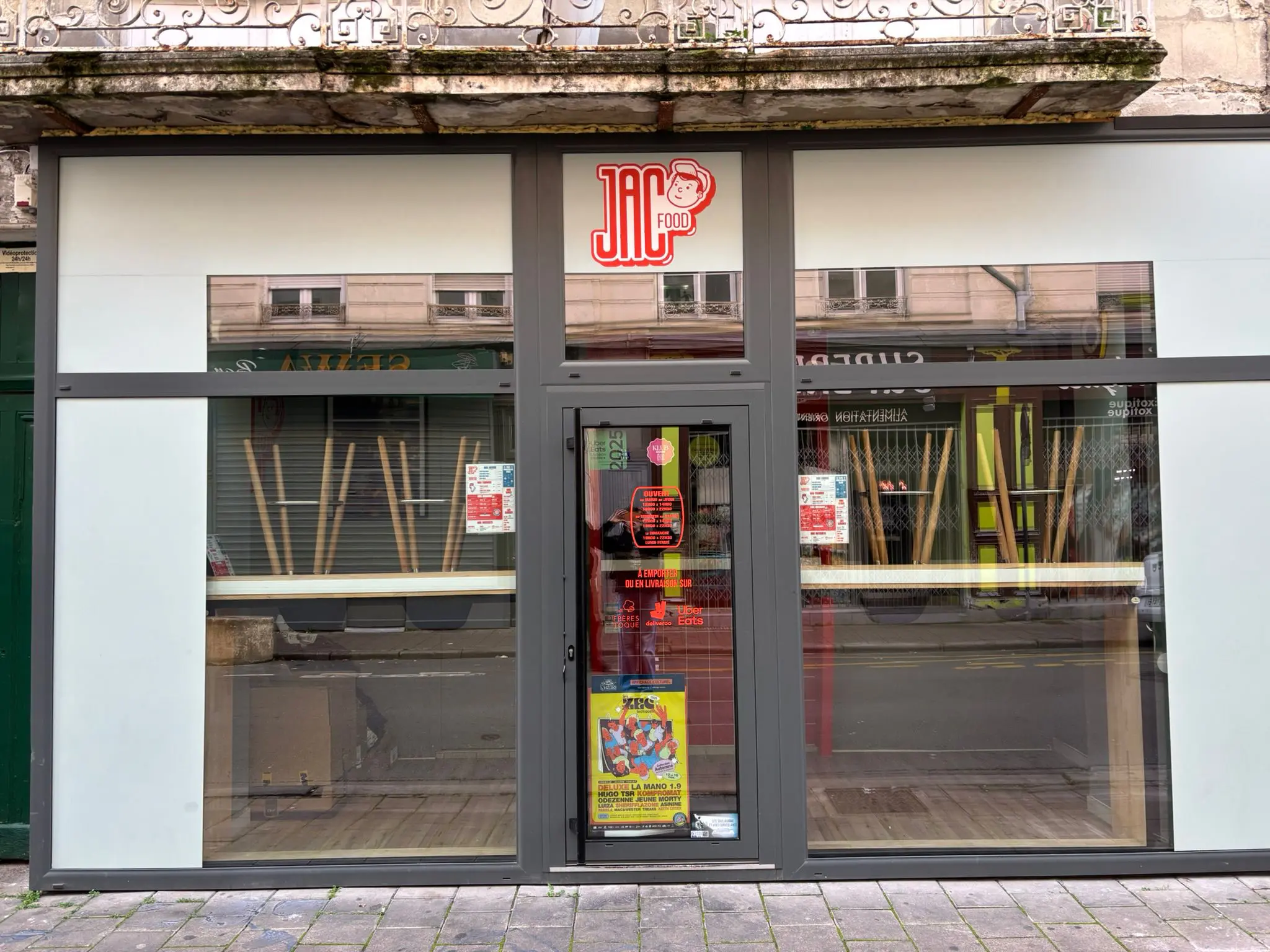 Façade du restaurant Jac Food à Angers