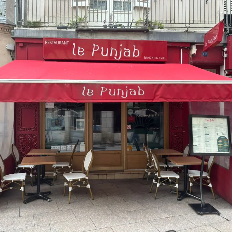 Façade du restaurant Le Punjab à Angers