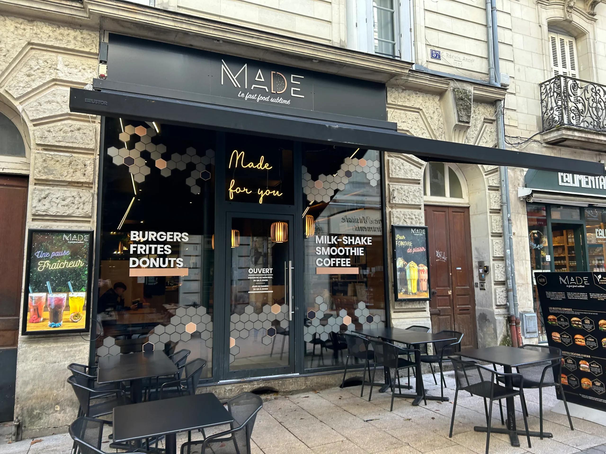 Restaurant Made Burger à Angers