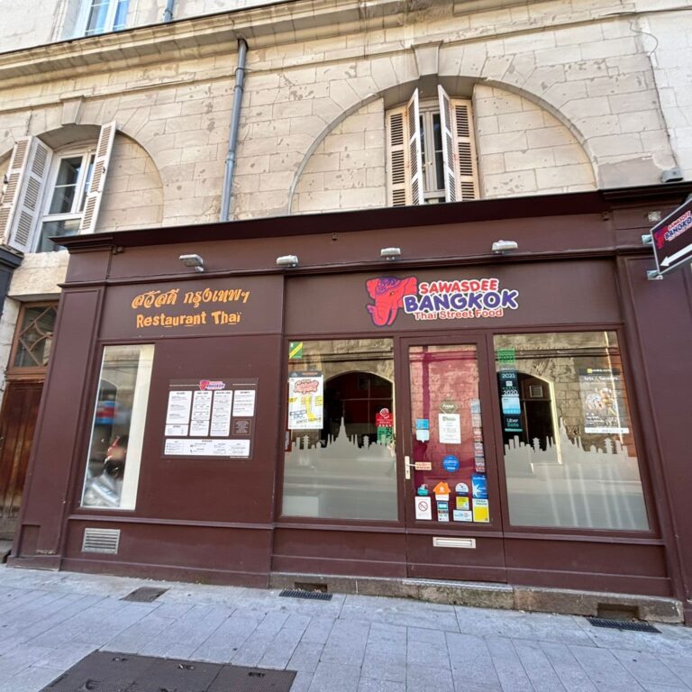 Façade du restaurant Swasdee Bangkok Angers