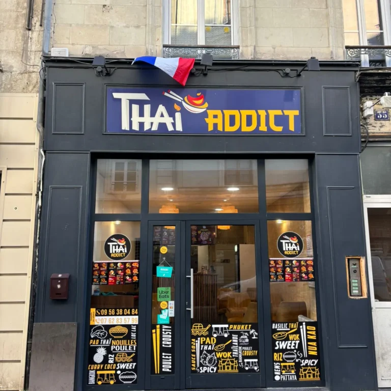 Façade du restaurant Thai Addict à Angers