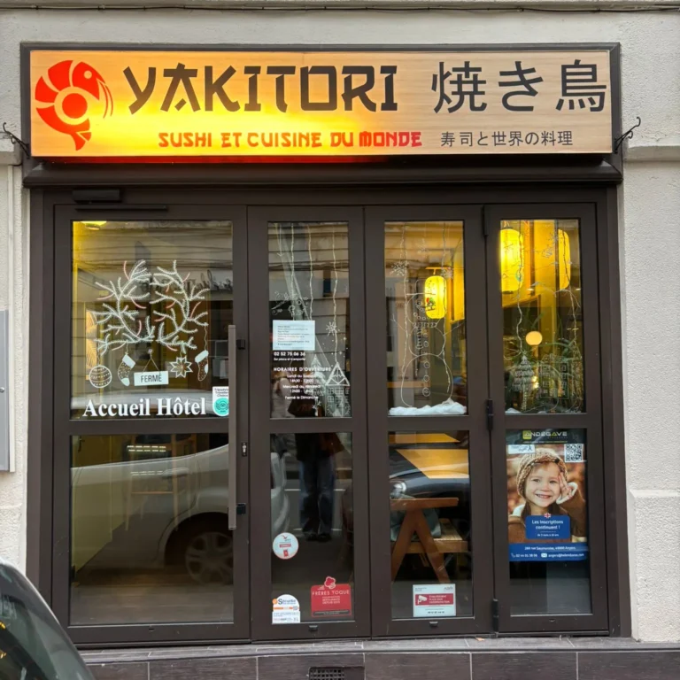Façade du restaurant Yakitori à Angers
